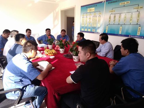 建設(shè)集團副總經(jīng)理王明智一行指導(dǎo)靖神鐵路項目建設(shè)